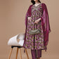Alia Cut Printed & Embroidered Kurta With Pant & Dupatta, Multicolor - Hiral Fashion