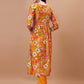 Alia Cut Floral Printed & Embroidered Kurta With Pant & Dupatta, Multicolor - Hiral Fashion