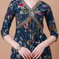 Alia Cut Floral Printed Embroidered Kurta With Pant & Dupatta, Multicolor - Hiral Fashion