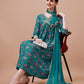 Alia Cut Embroidered & Floral Printed Kurta With Pant & Dupatta, Multicolor - Hiral Fashion