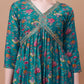 Alia Cut Embroidered & Floral Printed Kurta With Pant & Dupatta, Multicolor - Hiral Fashion