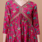 Alia Cut Embroidered & Floral Printed Kurta With Pant & Dupatta, Multicolor - Hiral Fashion