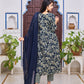 Alia Cut Floral Embroidered Kurta With Pant & Dupatta, Multicolor - Hiral Fashion