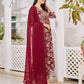 Alia Cut Floral Embroidered Kurta With Pant & Dupatta, Multicolor - Hiral Fashion
