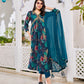 Alia Cut Embroidered & Floral Printed Kurta With Pant & Dupatta, Multicolor - Hiral Fashion