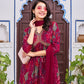 Alia Cut Embroidered & Floral Printed Kurta With Pant & Dupatta, Multicolor - Hiral Fashion