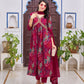 Alia Cut Embroidered & Floral Printed Kurta With Pant & Dupatta, Multicolor - Hiral Fashion