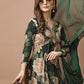 Alia Cut Rayon Embroidered & Floral Printed Kurta With Pant & Dupatta Premium, Multicolor - Hiral Fashion