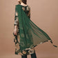 Alia Cut Rayon Embroidered & Floral Printed Kurta With Pant & Dupatta Premium, Multicolor - Hiral Fashion