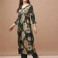 Alia Cut Rayon Embroidered & Floral Printed Kurta With Pant & Dupatta Premium, Multicolor - Hiral Fashion