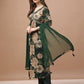 Alia Cut Rayon Embroidered & Floral Printed Kurta With Pant & Dupatta Premium, Multicolor - Hiral Fashion