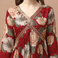 Alia Cut Rayon Embroidered & Floral Printed Kurta With Pant & Dupatta Premium, Multicolor - Hiral Fashion