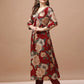 Alia Cut Rayon Embroidered & Floral Printed Kurta With Pant & Dupatta Premium, Multicolor - Hiral Fashion