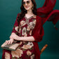Alia Cut Rayon Embroidered & Floral Printed Kurta With Pant & Dupatta, Multicolor - Hiral Fashion