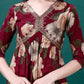 Alia Cut Rayon Embroidered & Floral Printed Kurta With Pant & Dupatta, Multicolor - Hiral Fashion