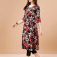 Alia Cut Embroidered & Floral Printed Rayon Kurta With Pant & Dupatta, Multicolor - Hiral Fashion