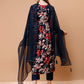 Alia Cut Embroidered & Floral Printed Rayon Kurta With Pant & Dupatta, Multicolor - Hiral Fashion