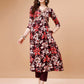 Alia Cut Embroidered & Floral Printed Rayon Kurta With Pant & Dupatta, Multicolor - Hiral Fashion