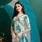 Alia Cut Floral Printed & Embroidered Kurta With Pant & Dupatta Set Premium Luxury, Multicolor - Hiral Fashion