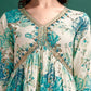 Alia Cut Floral Printed & Embroidered Kurta With Pant & Dupatta Set Premium Luxury, Multicolor - Hiral Fashion