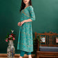 Alia Cut Floral Printed & Embroidered Kurta With Pant & Dupatta Set Luxury Premium, Multicolor - Hiral Fashion