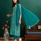 Alia Cut Floral Printed & Embroidered Kurta With Pant & Dupatta Set Luxury Premium, Multicolor - Hiral Fashion