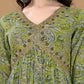 Alia Cut Floral Printed & Embroidered Kurta With Pant & Dupatta Set Luxury Premium, Multicolor - Hiral Fashion