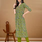 Alia Cut Floral Printed & Embroidered Kurta With Pant & Dupatta Set Luxury Premium, Multicolor - Hiral Fashion