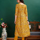Alia Cut Floral Printed & Embroidered Kurta With Pant & Dupatta Set Luxury Premium, Multicolor - Hiral Fashion