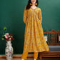 Alia Cut Floral Printed & Embroidered Kurta With Pant & Dupatta Set Luxury Premium, Multicolor - Hiral Fashion