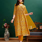 Alia Cut Floral Printed & Embroidered Kurta With Pant & Dupatta Set Luxury Premium, Multicolor - Hiral Fashion