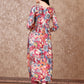 Alia Cut Embroidered & Floral Printed Kurta With Pant & Dupatta Premium Luxury, Multicolor - Hiral Fashion