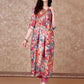 Alia Cut Embroidered & Floral Printed Kurta With Pant & Dupatta Premium Luxury, Multicolor - Hiral Fashion