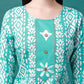 Bandhani Printed Cotton Kurta With Pant & Dupatta, Multicolor - Hiral Fashion