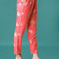 Bandhani Printed Cotton Kurta With Pant & Dupatta, Multicolor - Hiral Fashion