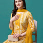 Bandhani Printed Cotton Kurta With Pant & Dupatta, Multicolor - Hiral Fashion