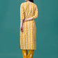 Bandhani Printed Cotton Kurta With Pant & Dupatta, Multicolor - Hiral Fashion