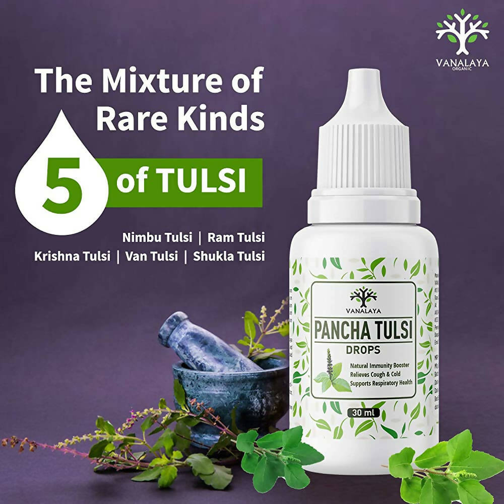 Vanalaya Panch Tulsi Drops | Swadesiicart