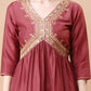 Alia Cut Sequined Embroidered Premium Kurta Set With Banarasi Silk Dupatta, Multicolor - Hiral Fashion