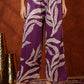 Botanical Printed Kurta With Palazzo Pant, Purple - Hiral Fashion