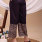 All-Over Abstract Floral Kurta-Palazzo Set, Violet - Hiral Fashion