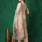 Applique Embroidered Kurta With Pant & Embroidered Dupatta, Beige - Hiral Fashion