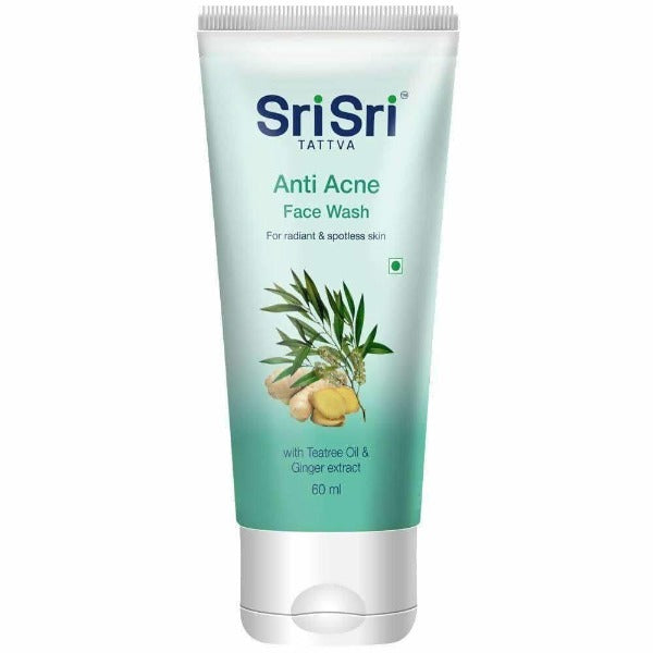 Sri Sri Tattva Anti Acne Face Wash | Ayurvedic Antibacterial Face Wash for Acne-Prone Skin