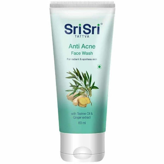 Sri Sri Tattva Anti Acne Face Wash | Ayurvedic Antibacterial Face Wash for Acne-Prone Skin