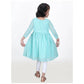 Akarshan viscose Lukhnowi Chikankari Anarkali kurta with Leggings - Green | Swadesiicart
