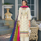 Anaita White Premium Embroidered Chinon Stitched Salwar Suit
