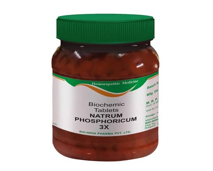 Bio India Homeopathy Natrum Phosphoricum Biochemic Tablets | Swadesiicart