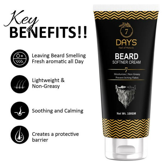7 Days Beard Softener Cream - Swadesiicart