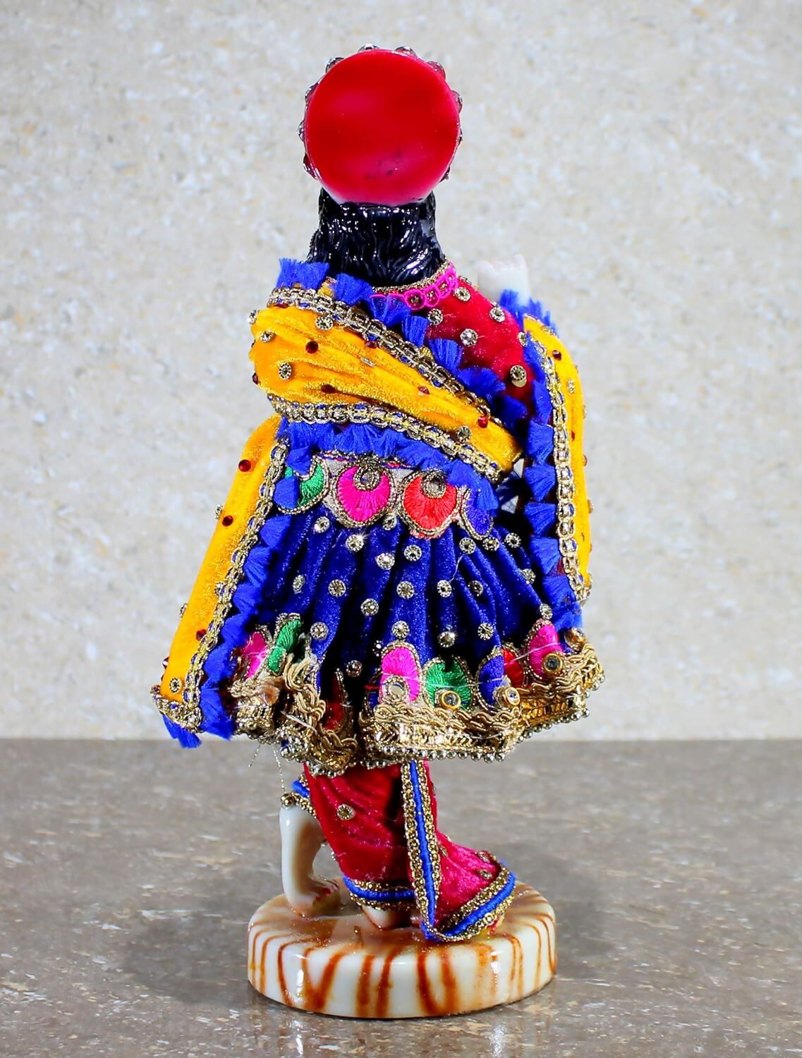 Esplanade Resin Krishna Kishan Murti Action Idol - Swadesiicart
