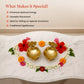 Pujashree Chakra Shankh Diya Set – Decorative Puja Set for Home Temple & Worship